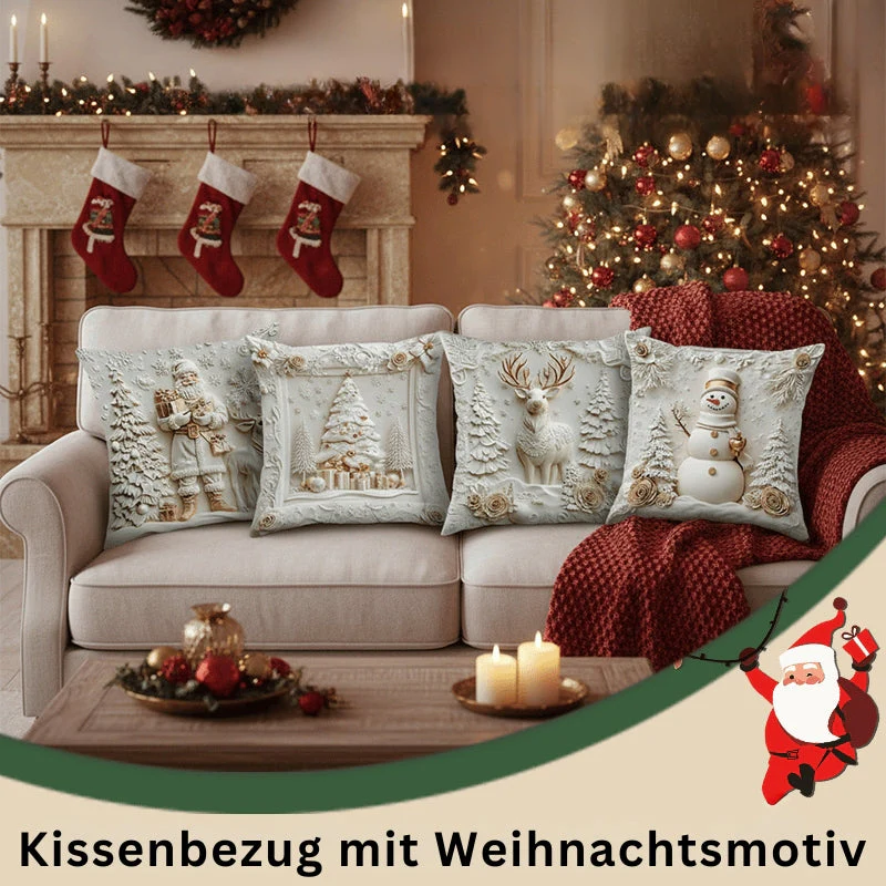 CozyFest – Weihnachtlich Gestalteter Kissenbezug Für Wohnkultur - Image 6