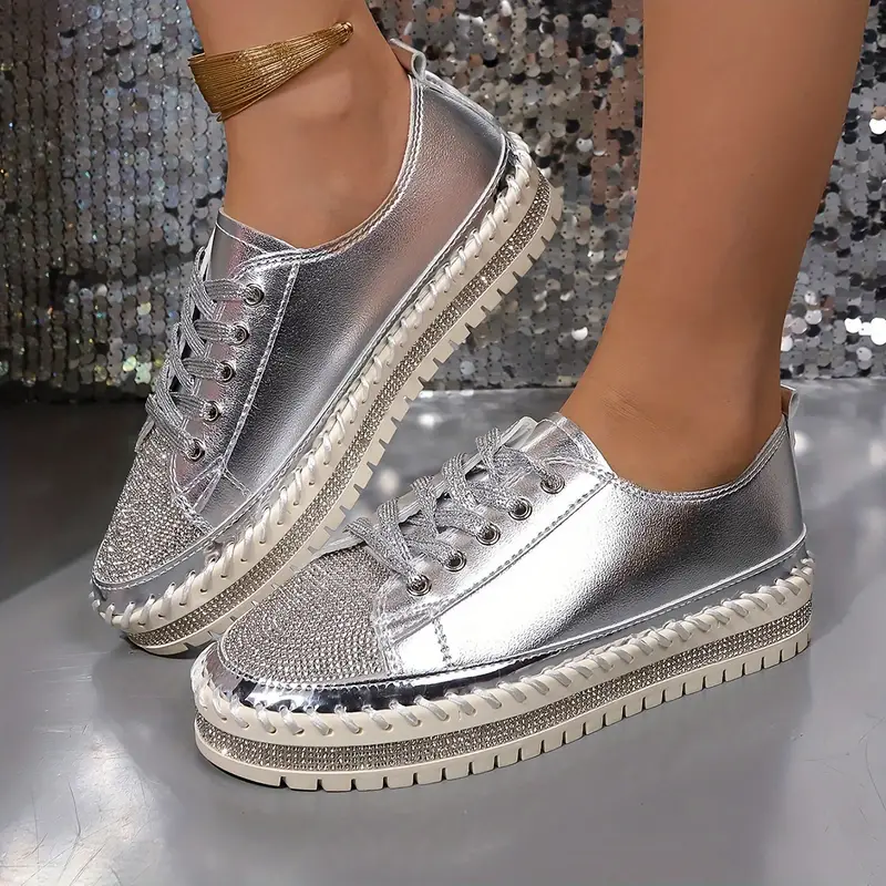 Crissa™ | Orthopädische Turnschuhe mit Strasssteinen - Image 6