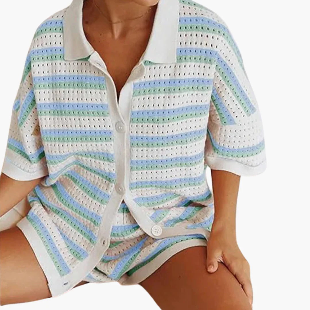 Crochet 2-Piece Set für Frauen - Stylish Sommer-Outfit - Image 6