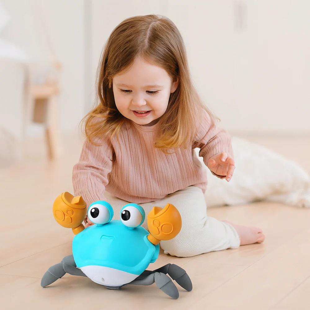 CrustaceanJoy | Krabbenbaby-Spielzeug mit Musik und bunten Lichtern
