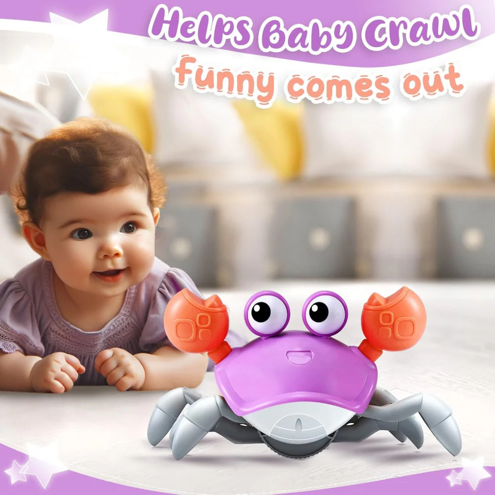CrustaceanJoy | Krabbenbaby-Spielzeug mit Musik und bunten Lichtern - Image 9