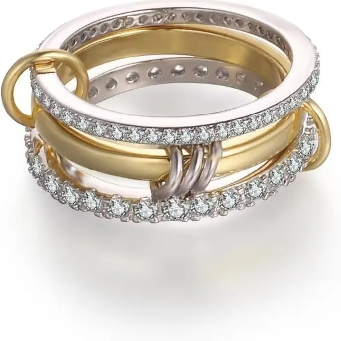 Cubic Zirconia Verbindungsring