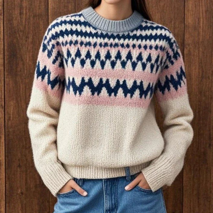 DAME ACRYL DICKE PULLOVER | WEICHER KOMFORT, MODERNER STIL