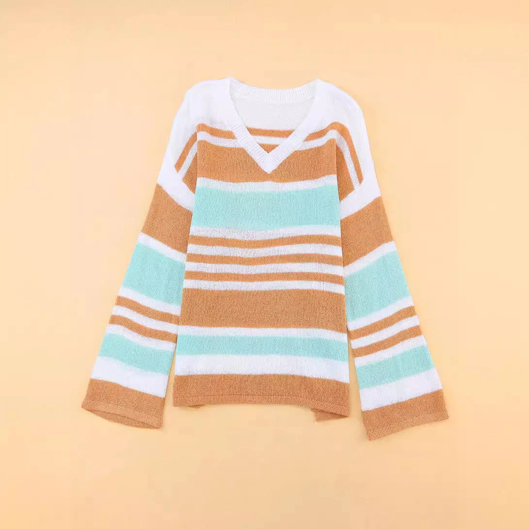 DAME PULLOVER MIT SEITLICHEM SCHLITZ | ELEGANTER V-AUSSCHNITT - Image 3