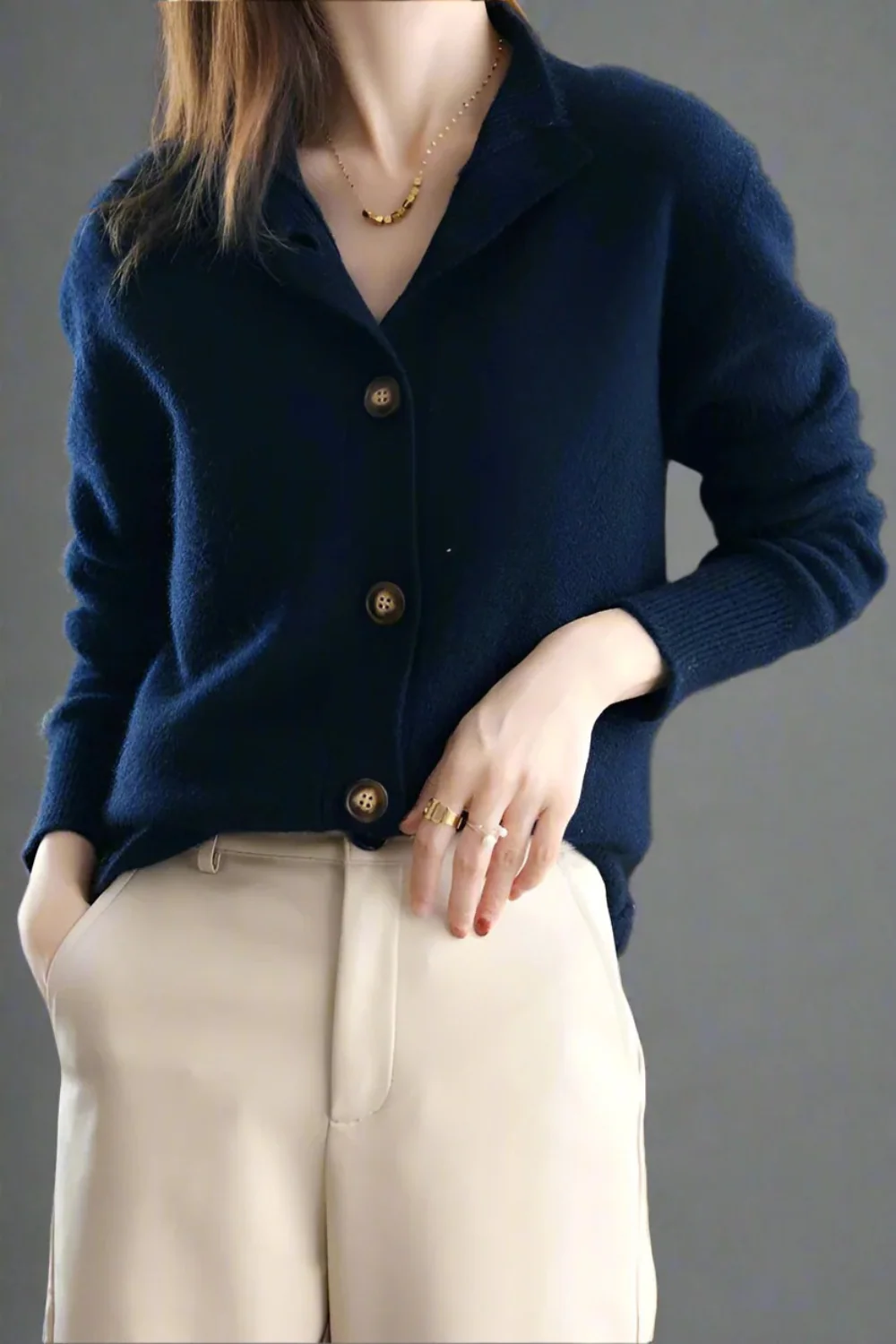 Damen anspruchsvoller gemütlicher Cardigan | Warmer - Image 7