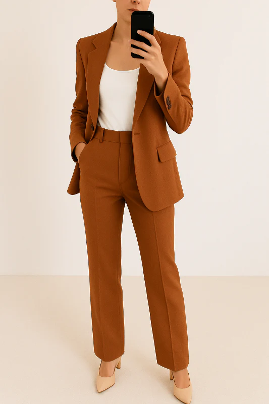 Damen Anzug - Elegantes Blazer und Hosen Set für Festliche Anlässe - Image 3