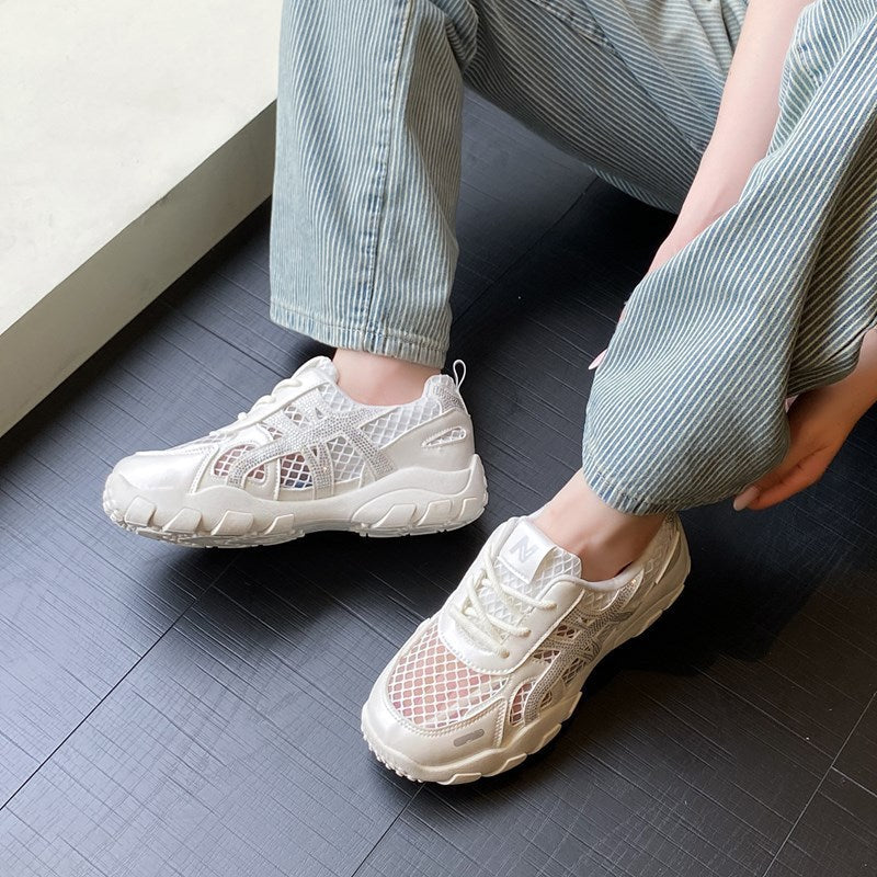 Damen Atmungsaktive Freizeitsneaker mit rutschfester Laufsohle und stabiler Konstruktion - Image 3