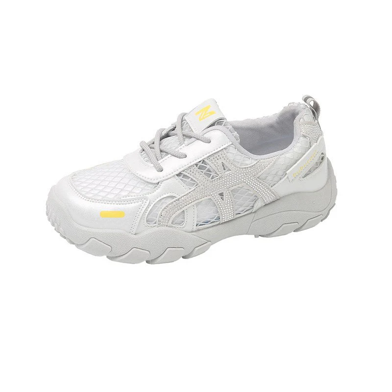 Damen Atmungsaktive Freizeitsneaker mit rutschfester Laufsohle und stabiler Konstruktion - Image 4