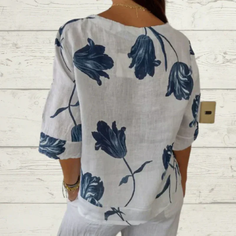 Damen atmungsaktive Sommerbluse | Kurzarm - Image 2