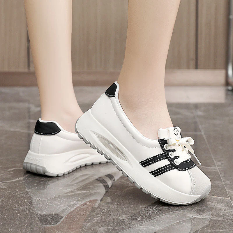 Damen bequeme Sneaker mit atmungsaktivem Obermaterial und dämpfender Laufsohle - Image 3