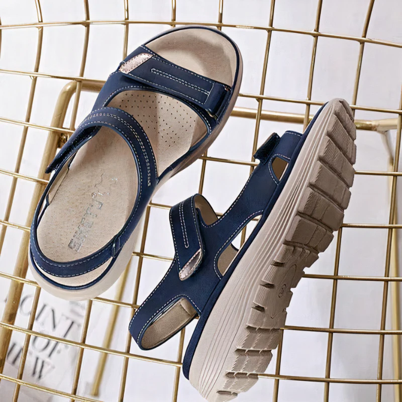 Damen bequeme Walkingsandalen | Riemchen - Image 6