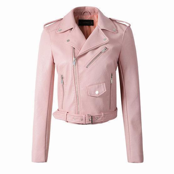 Damen Bikerjacke mit Reißverschluss | Klassisch - Image 2
