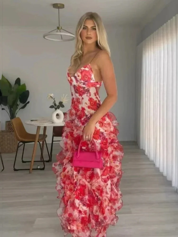Damen Blumen Urlaub Sommerkleid | Maxi - Image 4