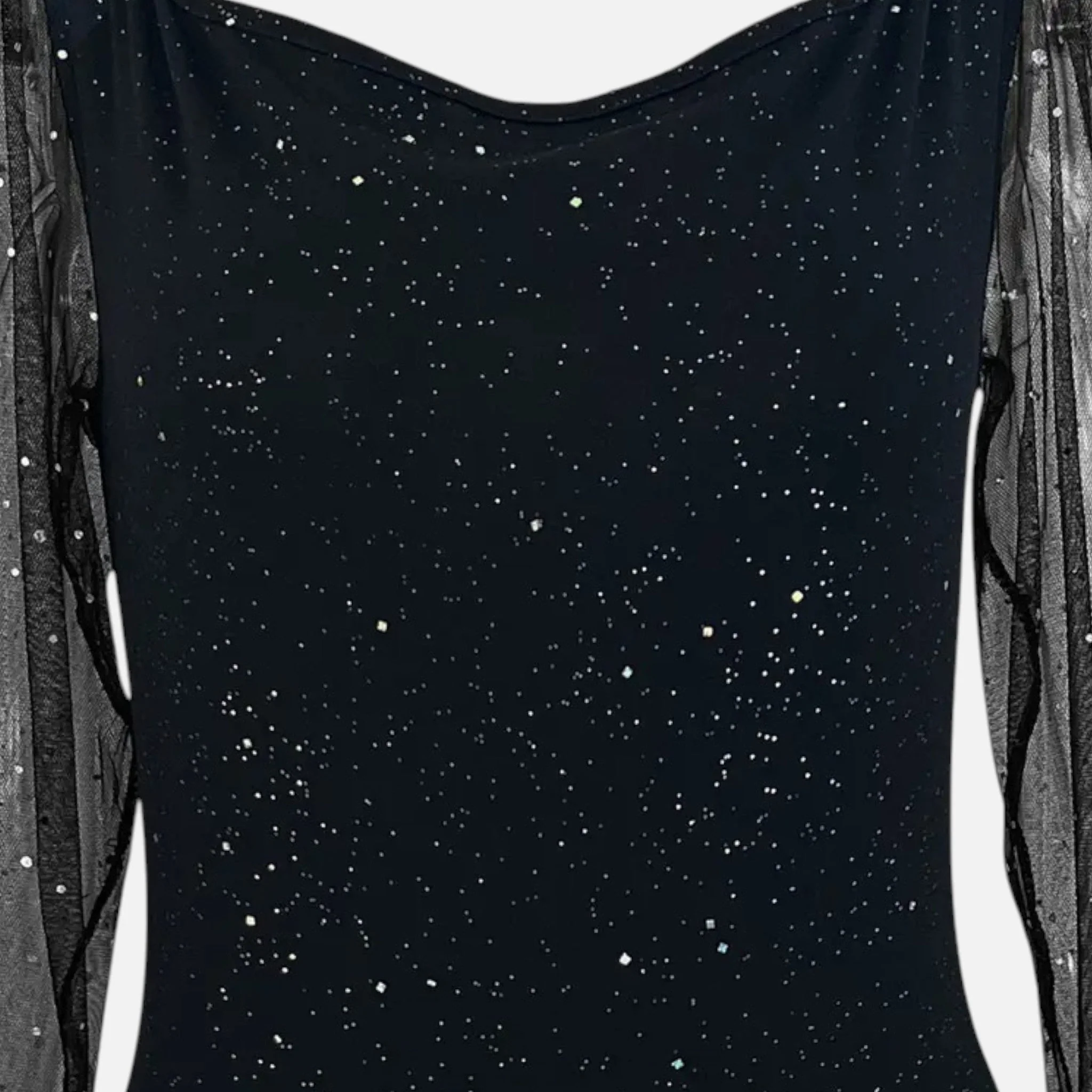 Damen Bodycon Kleid V-Ausschnitt Pailletten für Festliche Anlässe - Image 6