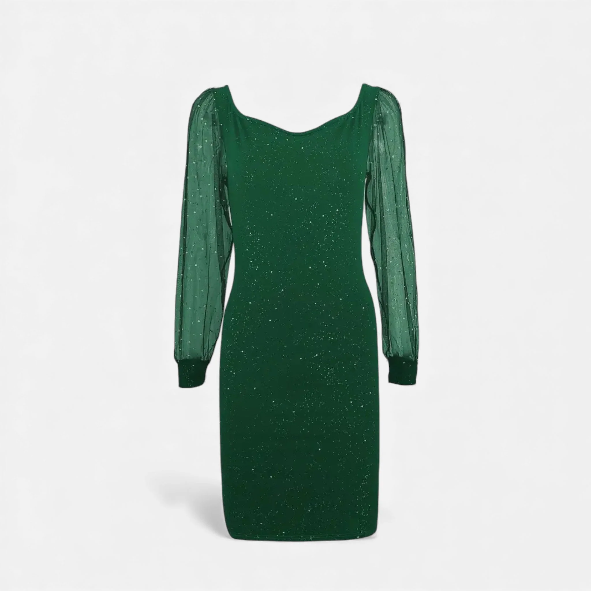 Damen Bodycon Kleid V-Ausschnitt Pailletten für Festliche Anlässe - Image 9