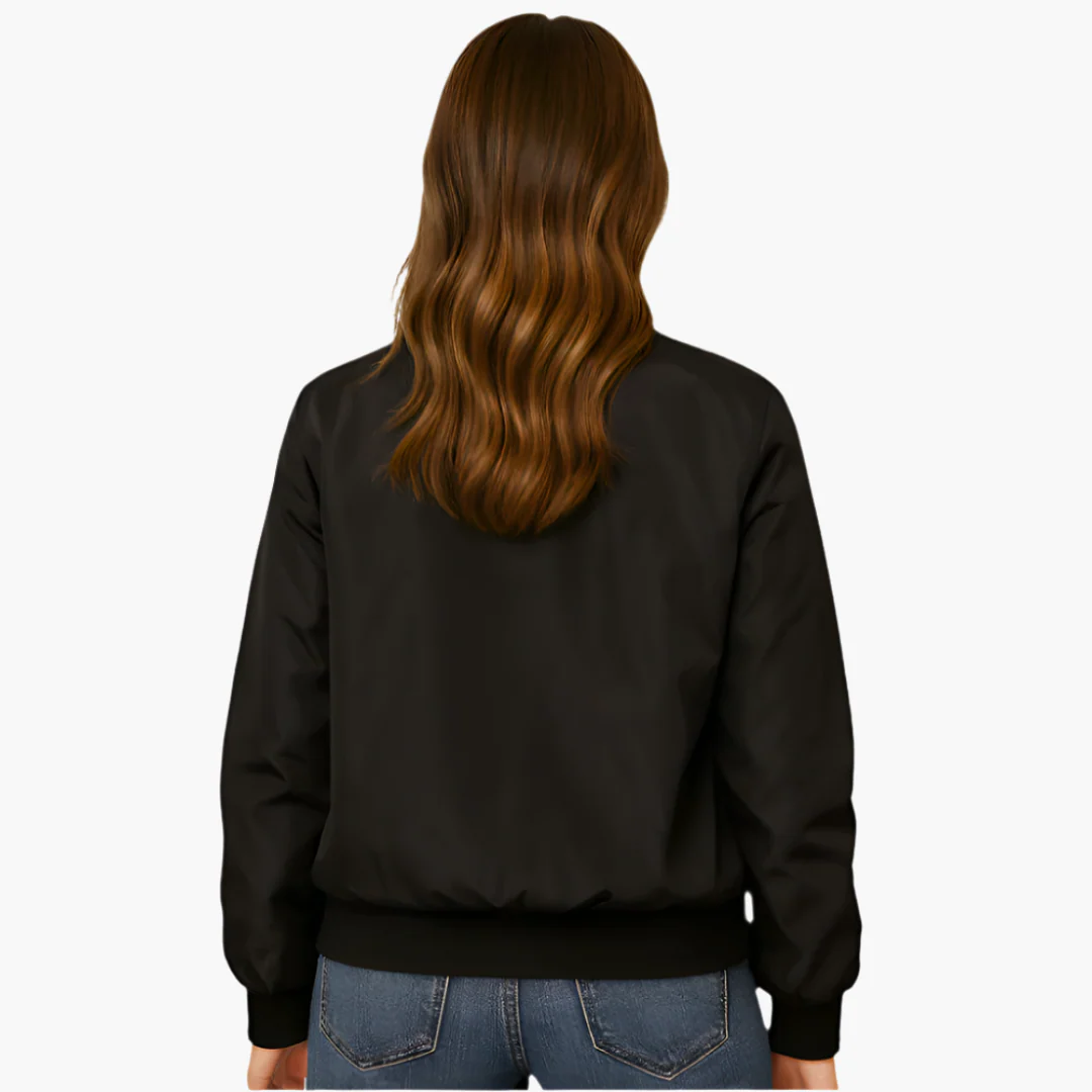Damen Bomberjacke mit langen Ärmeln - Image 2