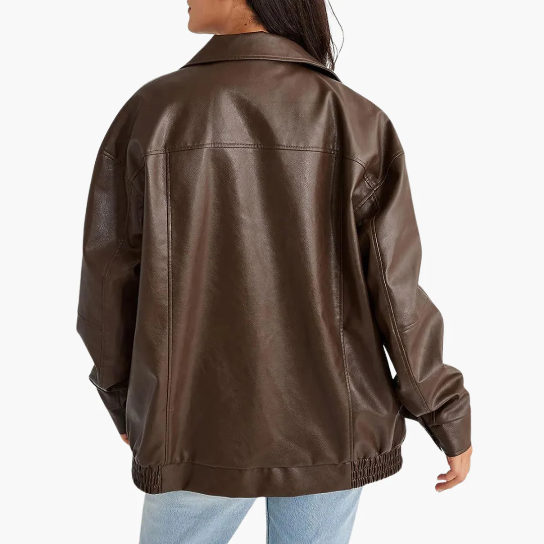 Damen Bomberjacke mit Reißverschluss und Seitentaschen - Image 7