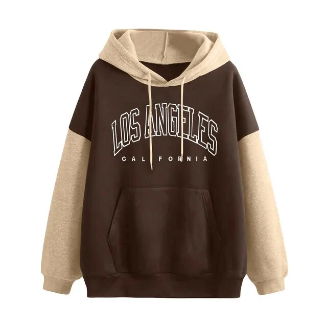 Damen Brief Sweatshirt mit langen Ärmeln Hoodie - Image 12