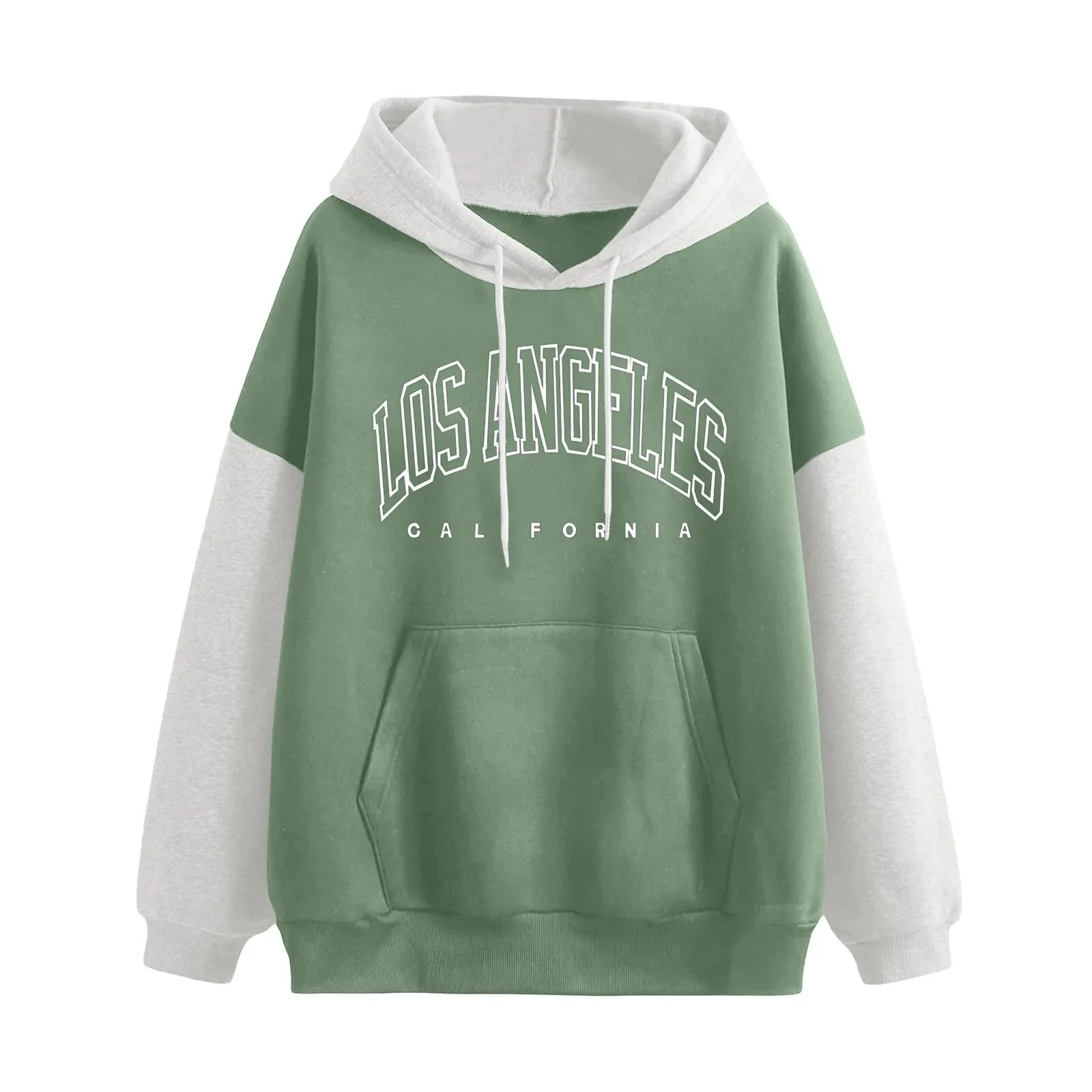 Damen Brief Sweatshirt mit langen Ärmeln Hoodie - Image 3