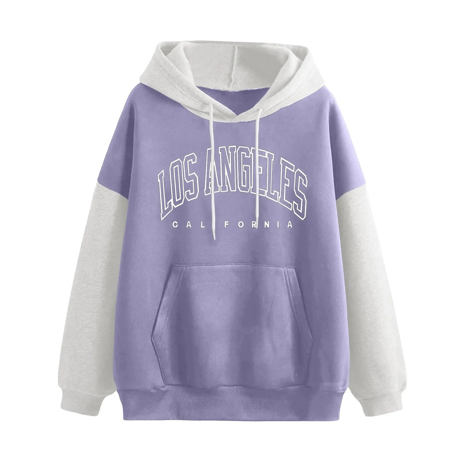 Damen Brief Sweatshirt mit langen Ärmeln Hoodie - Image 4
