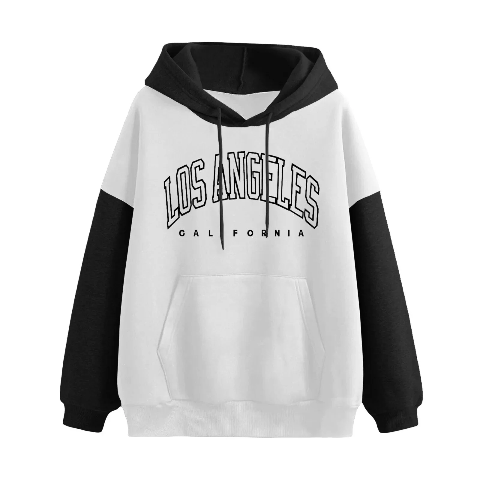Damen Brief Sweatshirt mit langen Ärmeln Hoodie - Image 5