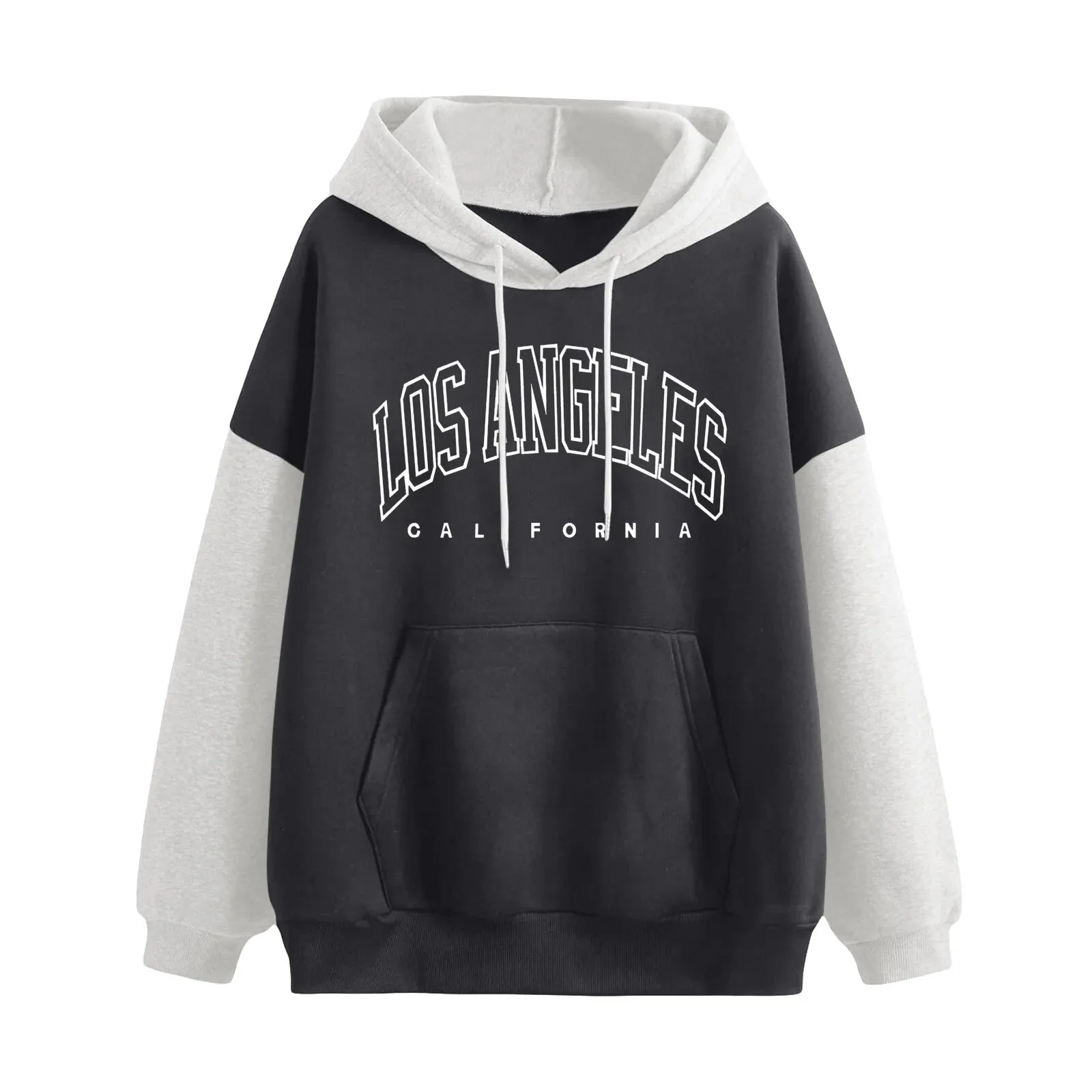 Damen Brief Sweatshirt mit langen Ärmeln Hoodie - Image 6
