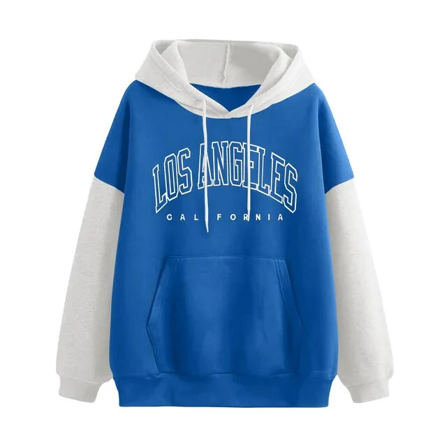 Damen Brief Sweatshirt mit langen Ärmeln Hoodie - Image 7