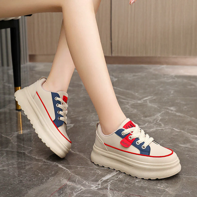 Damen Chunky Sneaker mit dämpfender Laufsohle und atmungsaktivem Mesh-Obermaterial - Image 3