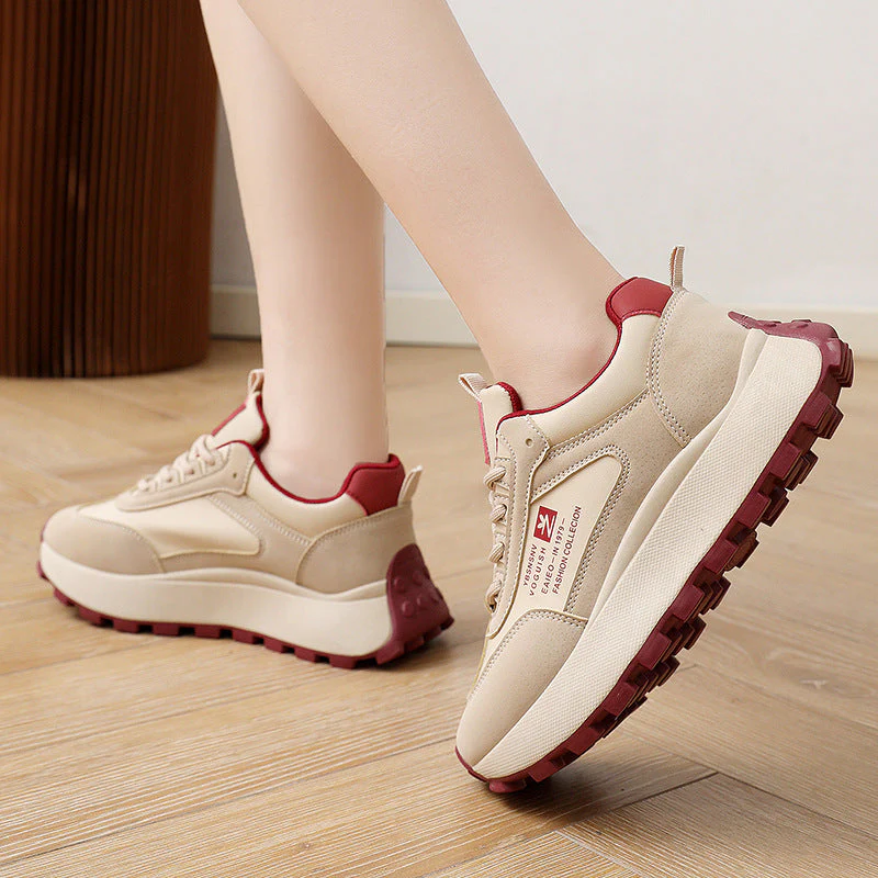 Damen Chunky Sneakers mit atmungsaktiven Mesh-Einsätzen und dämpfender Sohle - Image 2