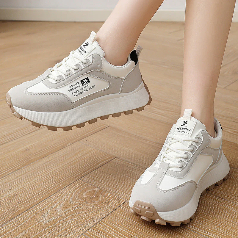 Damen Chunky Sneakers mit atmungsaktiven Mesh-Einsätzen und dämpfender Sohle - Image 3