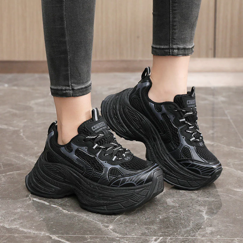Damen Chunky Sneakers mit dämpfender Laufsohle und modischem Design - Image 3