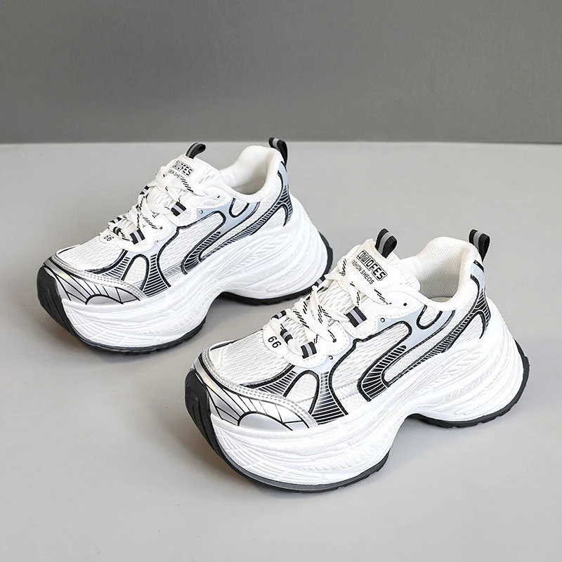 Damen Chunky Sneakers mit dämpfender Laufsohle und modischem Design - Image 5