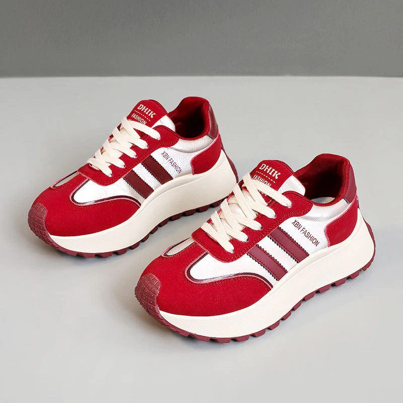 Damen Chunky Sneakers mit ergonomischer Dämpfung und rutschfester Laufsohle - Image 5