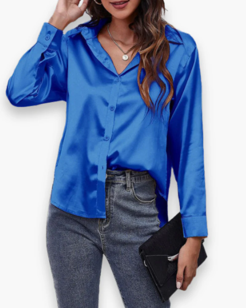 Damen Elegant Langärmelige Bluse | Festliche Blusen für Anlässe - Image 2