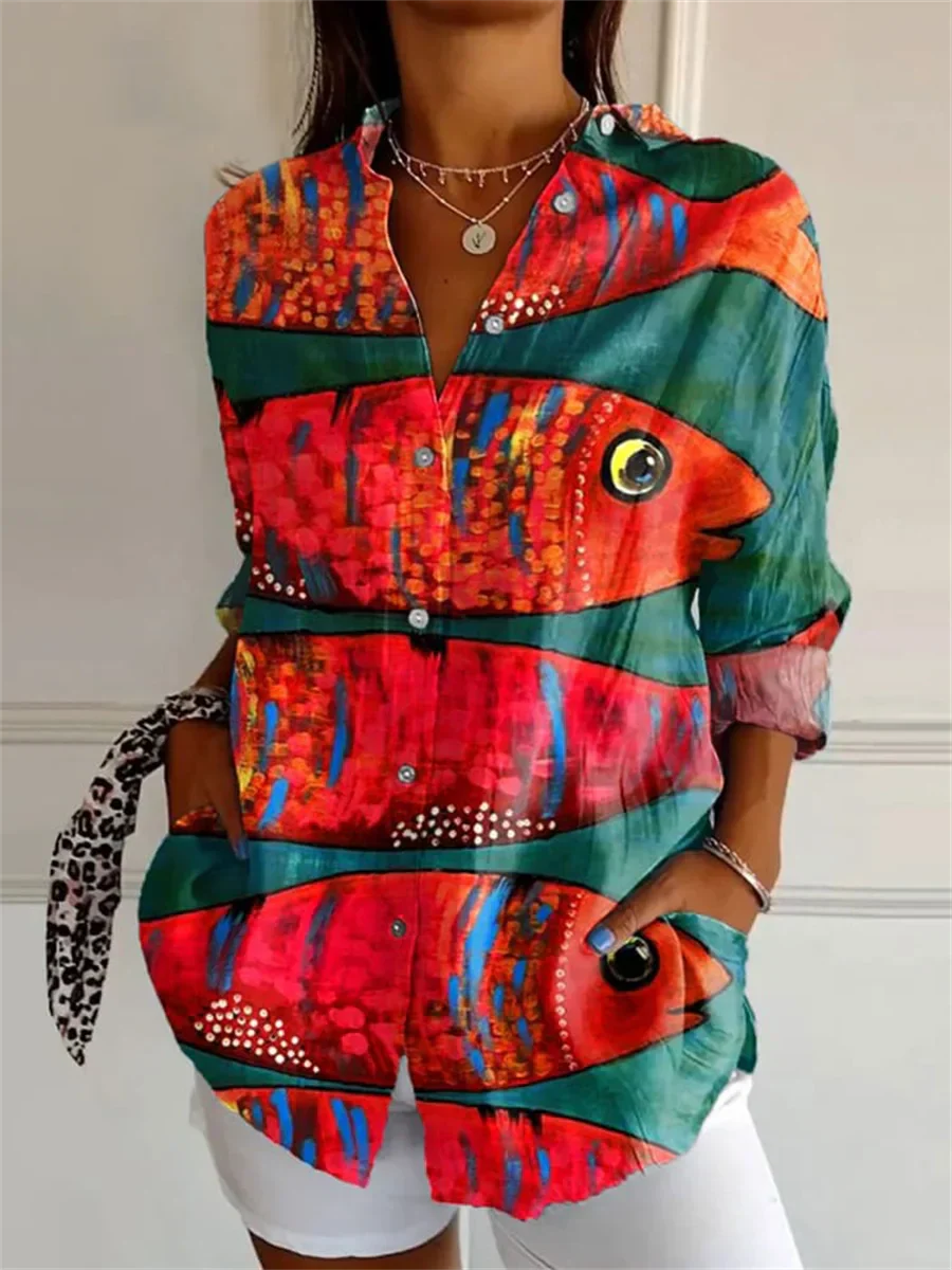 Damen Elegante Button Down Hemd | Langarm - Image 5