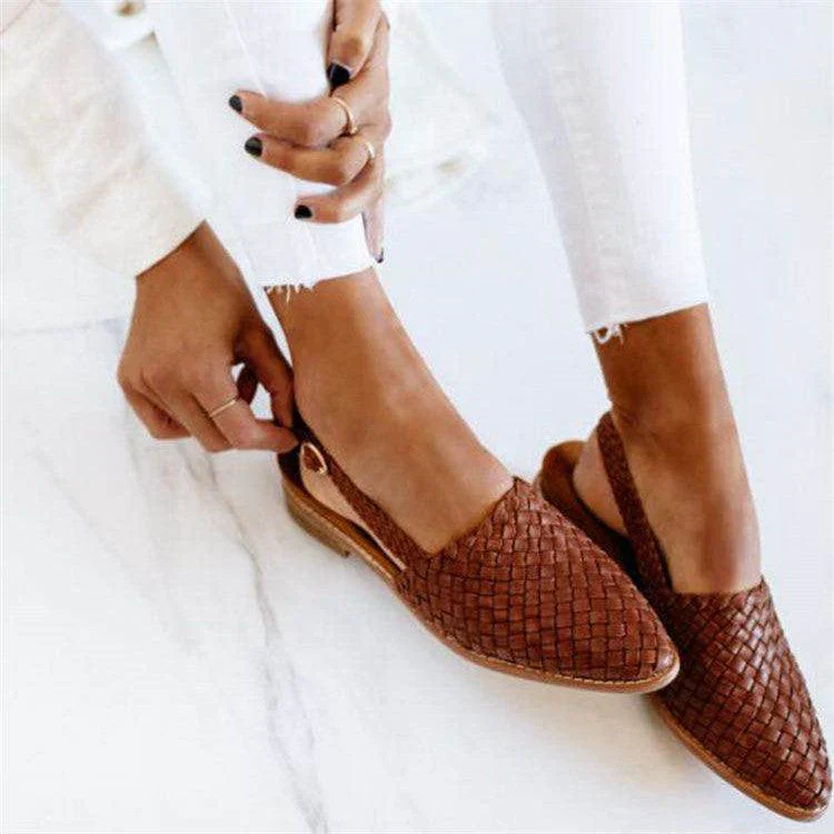 Damen Elegante Flache Schuhe | Geschlossene Schuhe - Image 5