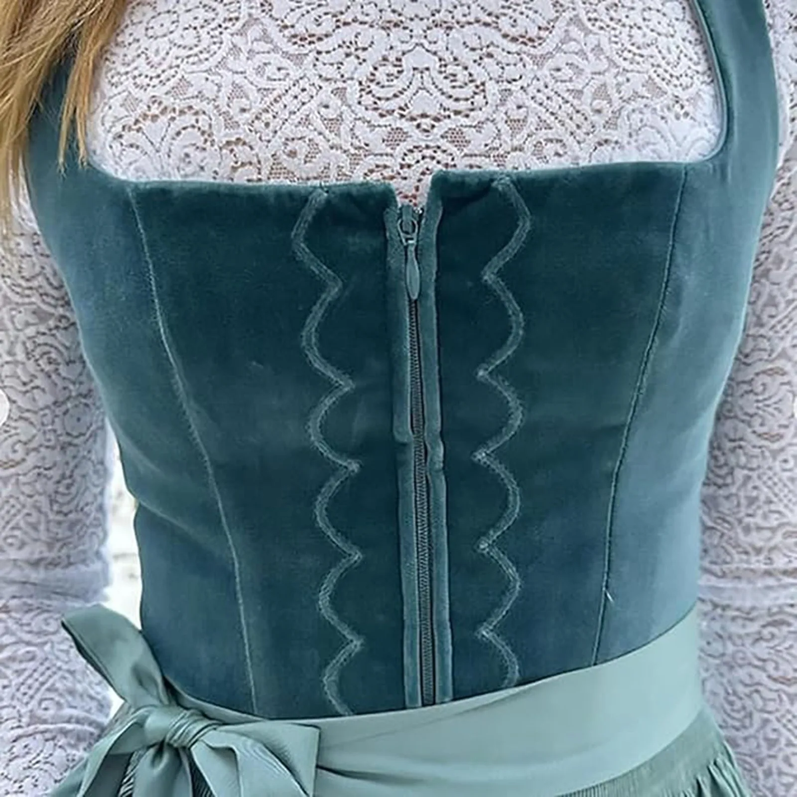 Damen Elegante Jahrgang Oktoberfest Dirndl Kleid - Image 2
