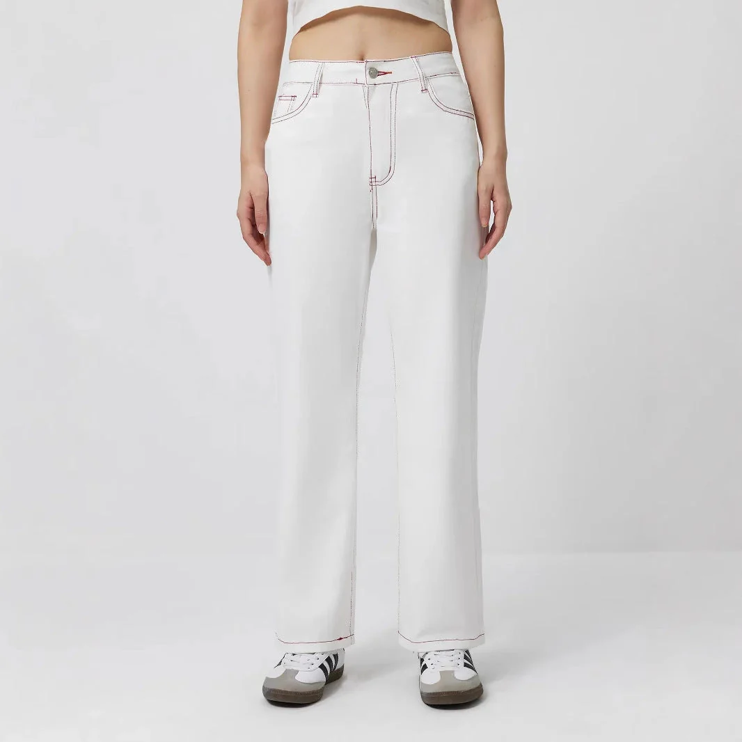 Damen elegante Jeans mit fruchtigen Stickereien
