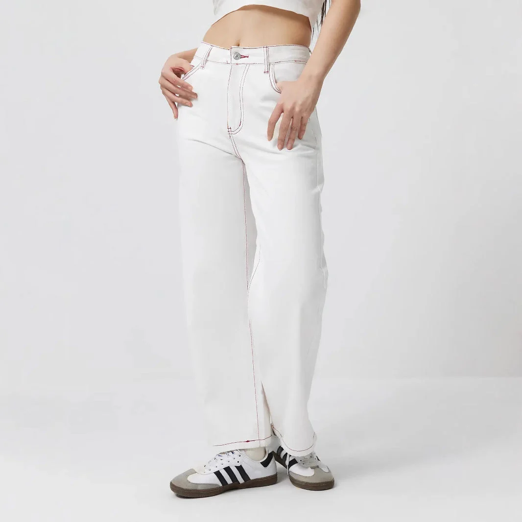 Damen elegante Jeans mit fruchtigen Stickereien - Image 2