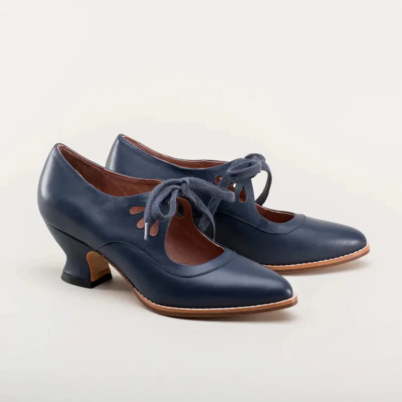 Damen elegante Vintage Schuhe mit Absätzen | Bequem - Image 6