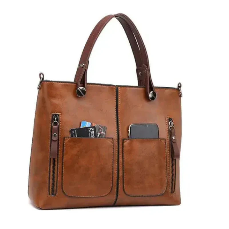 Damen elegante Vintage-Tasche | groß - Image 5