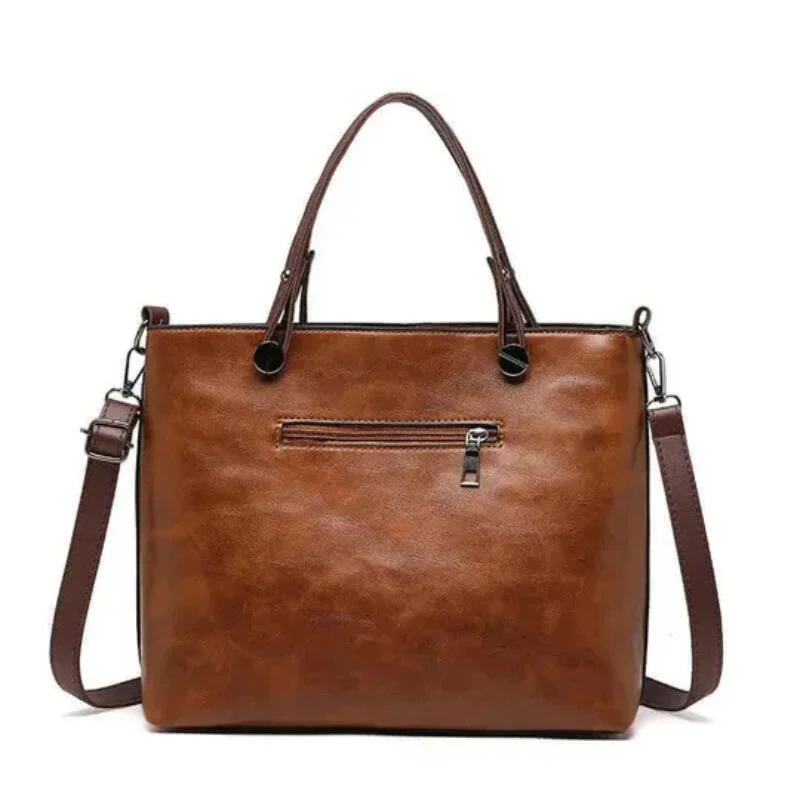 Damen elegante Vintage-Tasche | groß - Image 6