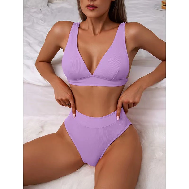 Damen Eleganter Hochtaillierter Bikini | Bademode - Image 6