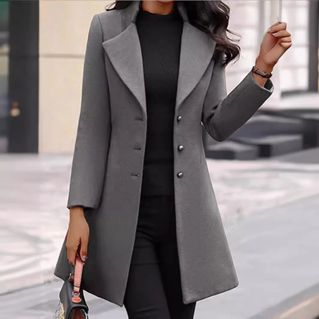 Damen Eleganter und zeitloser Mantel - Image 2