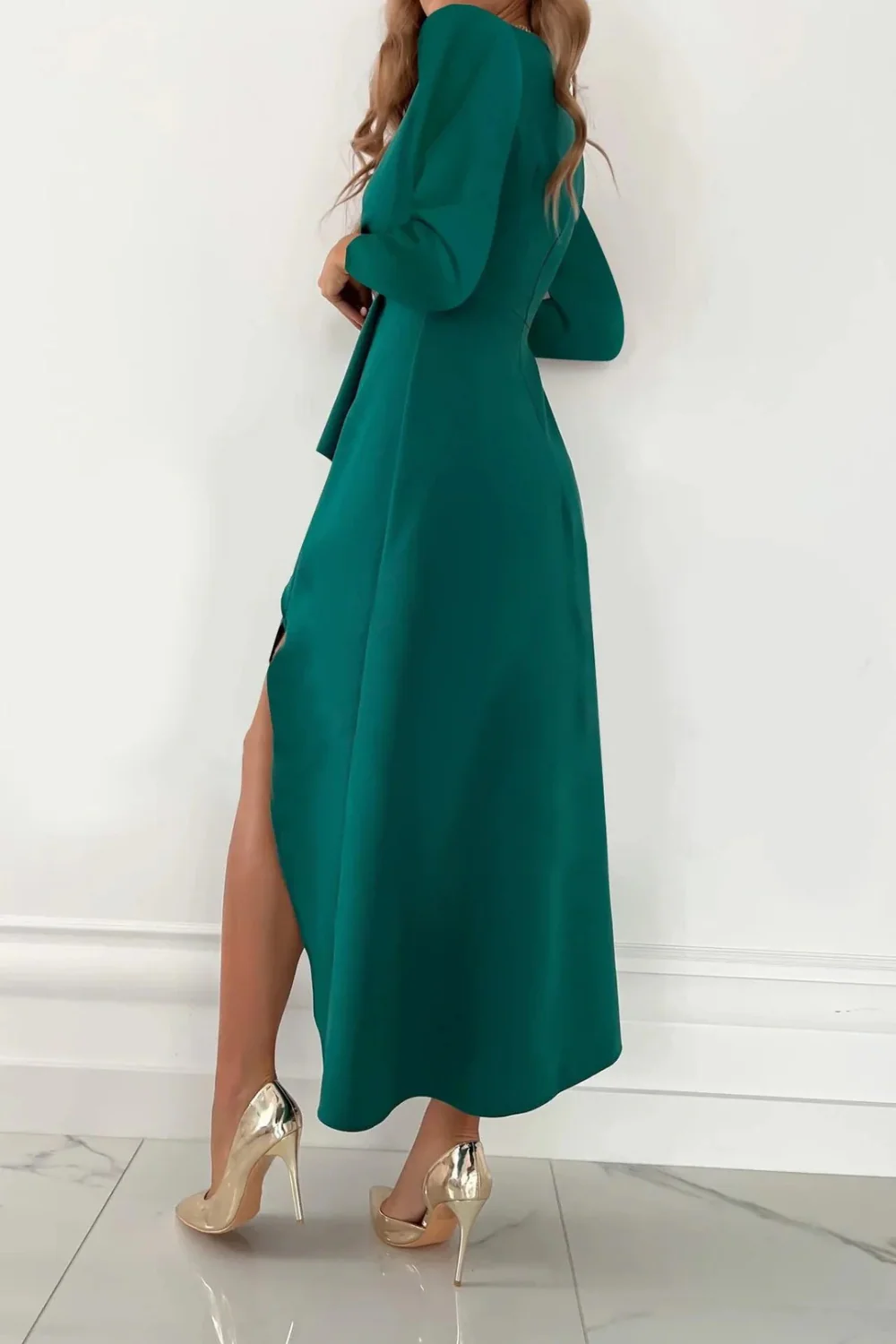 Damen elegantes Bürokleid | Midi - Image 3