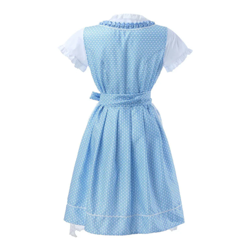 Damen Elegantes Festliches Kleid | Midi Dirndl Kleid