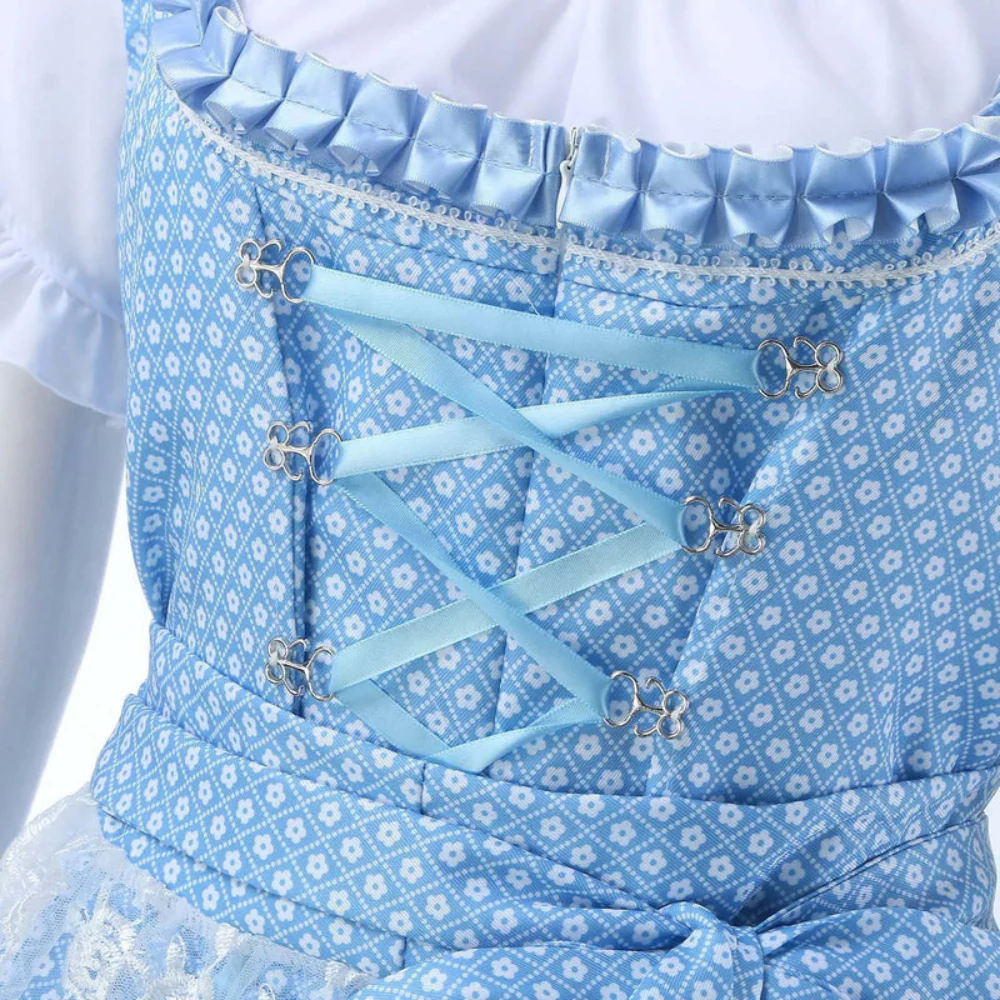 Damen Elegantes Festliches Kleid | Midi Dirndl Kleid - Image 3