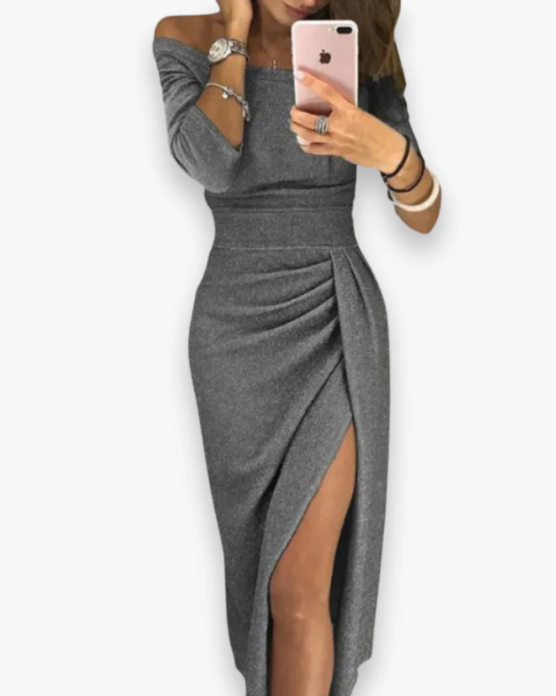 Damen Elegantes Glitzer Kleid | Maxi Abendkleid - Image 7