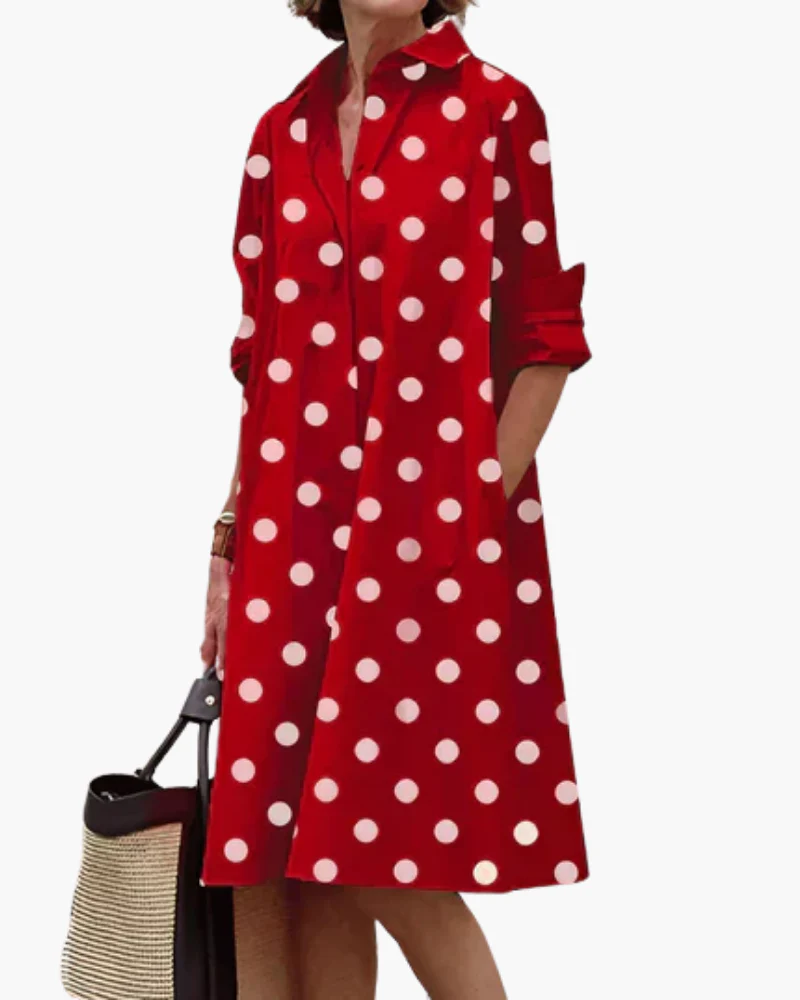 Damen Elegantes Hemdblusen Kleid | Modern - Image 5