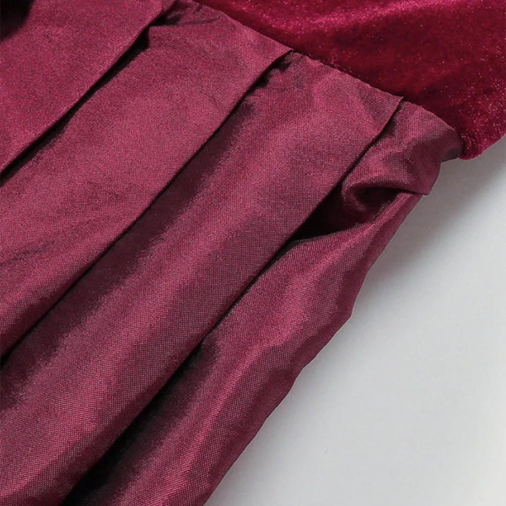 Damen Elegantes Kontrast Dirndl Kleid | Festlich Midi - Image 3
